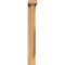 Ekena Millwork Traditional Block Smooth Bracket w/ Offset Brace, Western Red Cedar, 3 1/2"W x 16"D x 28"H BKT0402X16X28TRA05SWR - alternate 2